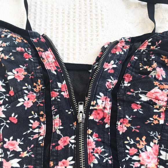 Mesh floral plank tank - Picture 2 of 6